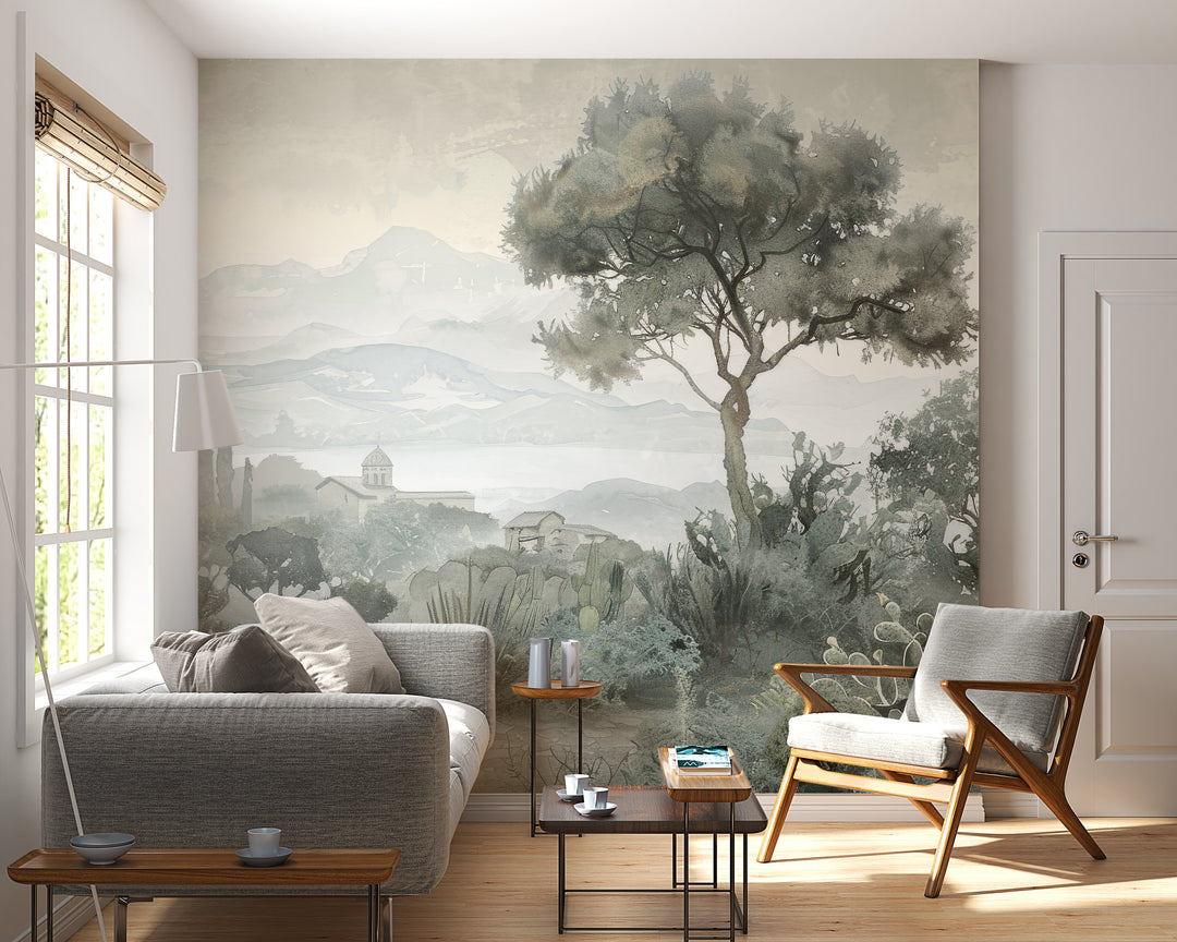 Comment agrandir visuellement une pièce avec un papier peint?