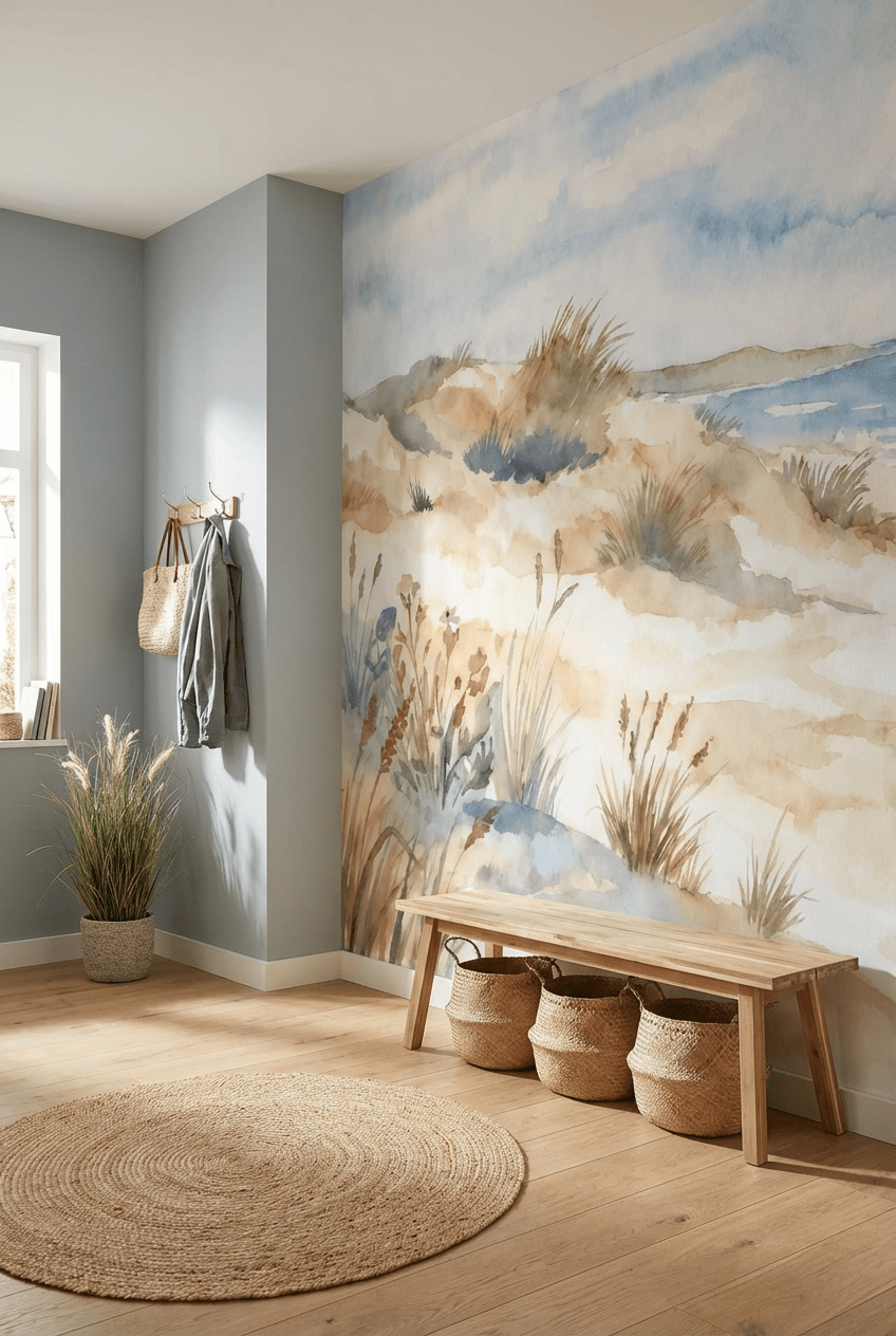 Quel mur tapisser avec un papier peint panoramique ?