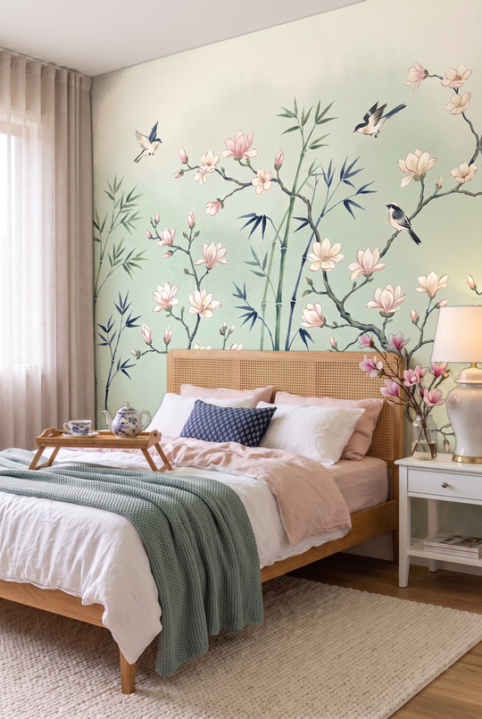 Magnolias et Bambous Céladon