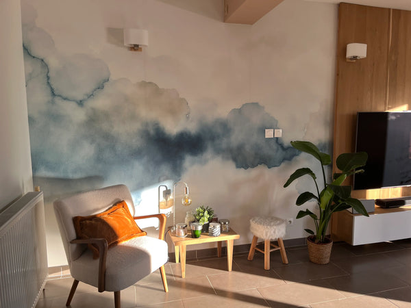 Photo client — Kleuren van de lucht in blauw