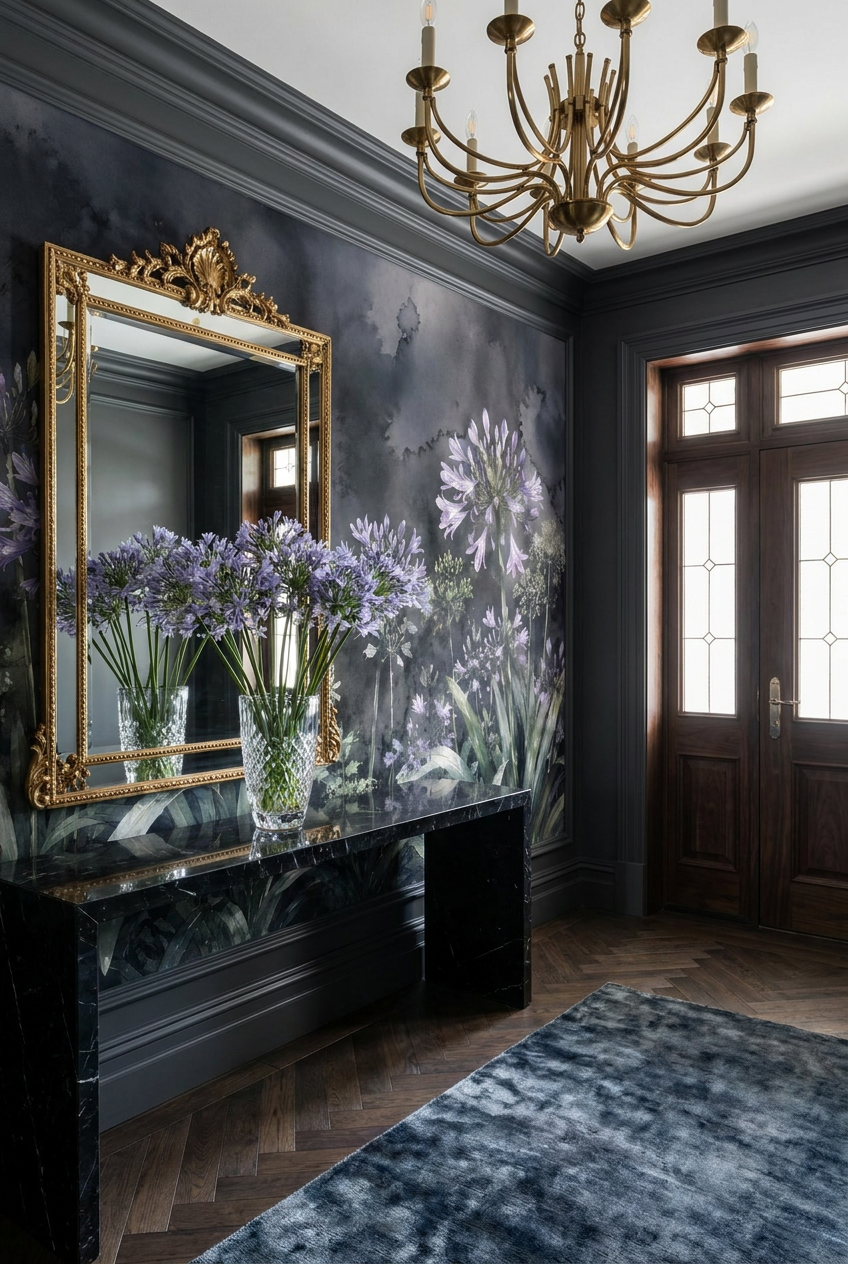 Agapanthes au Clair de Lune