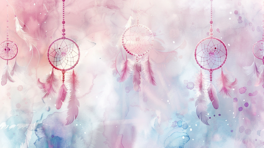 Dreamcatcher: The Dance of Feathers in Wallpaper