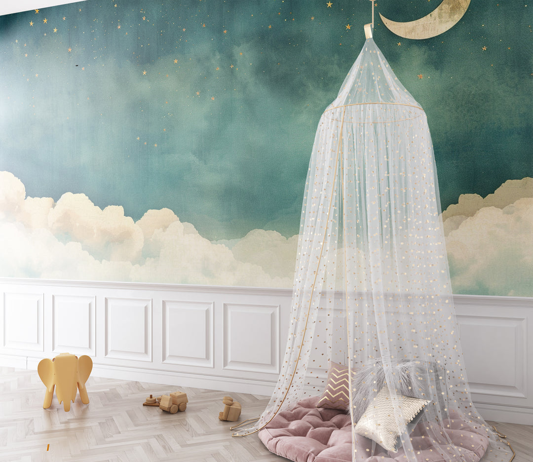 Starry Lullaby: Sweet Dreams on Wallpaper