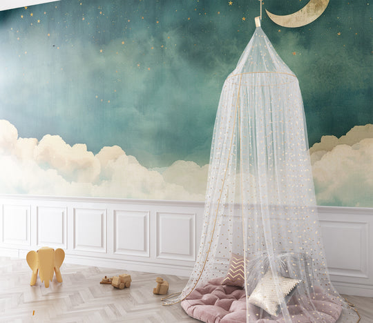 Starry Lullaby: Sweet Dreams on Wallpaper