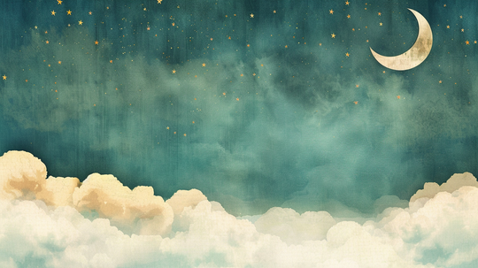 Starry Lullaby: Sweet Dreams on Wallpaper