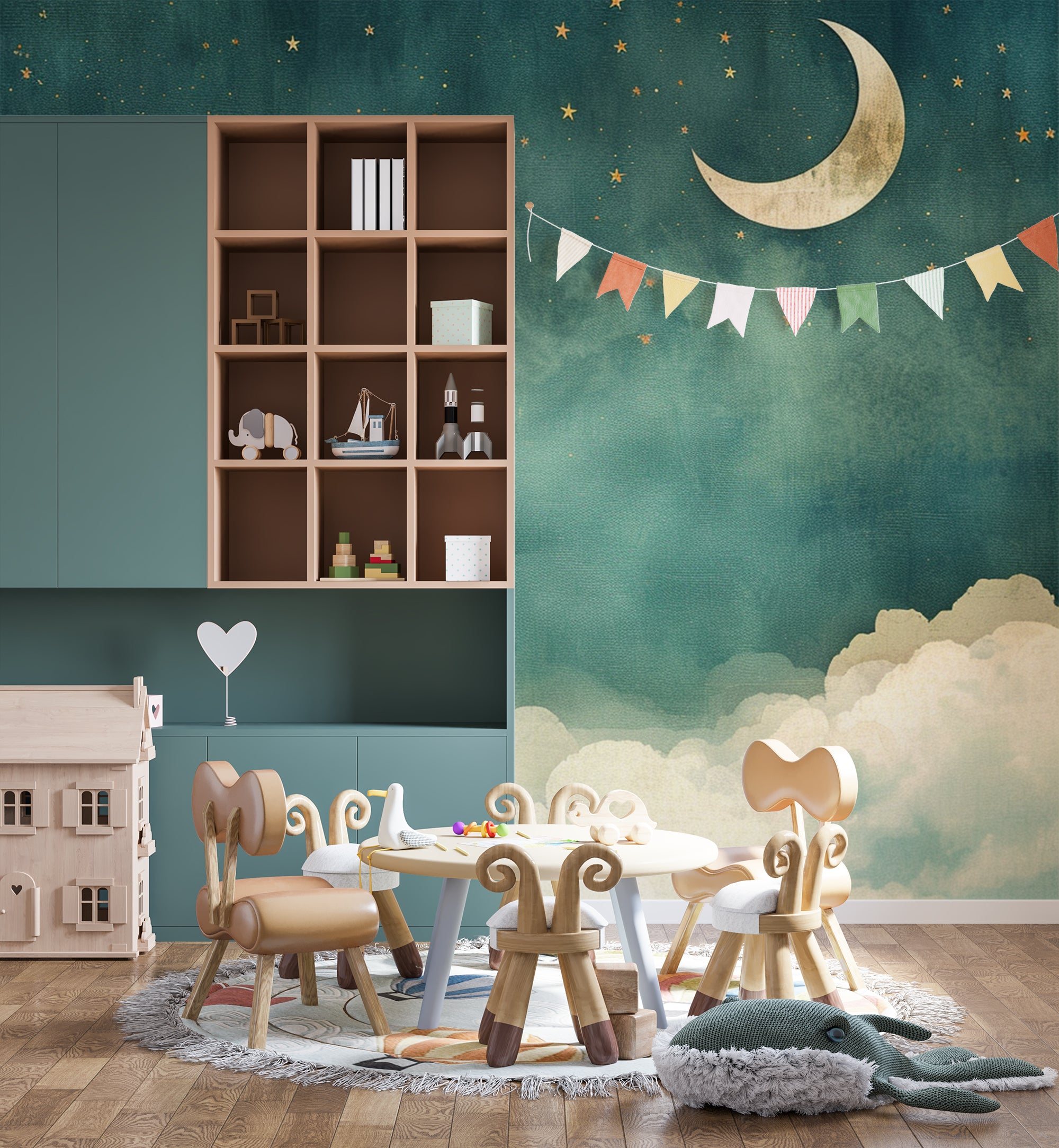 Starry Lullaby: Sweet Dreams on Wallpaper