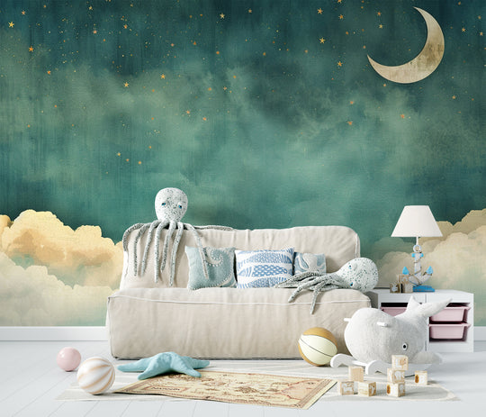 Starry Lullaby: Sweet Dreams on Wallpaper