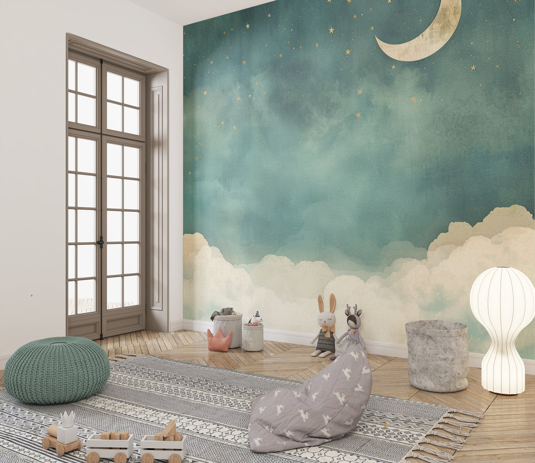 Starry Lullaby: Sweet Dreams on Wallpaper