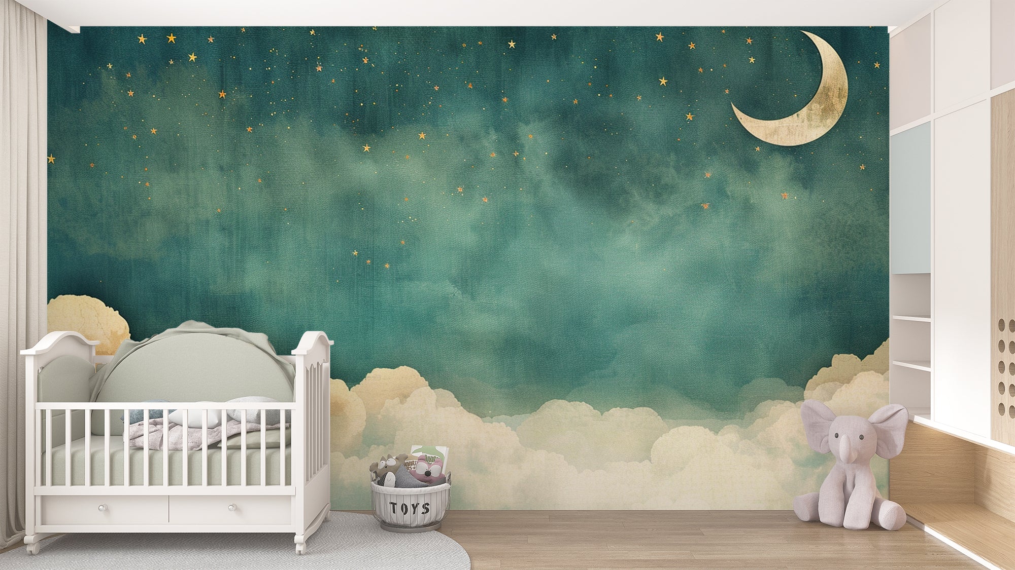 Starry Lullaby: Sweet Dreams on Wallpaper