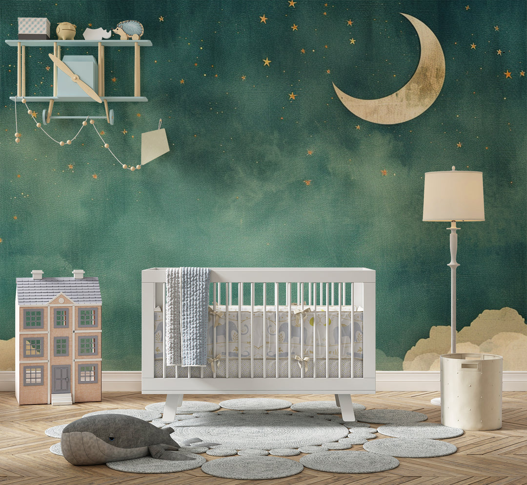 Starry Lullaby: Sweet Dreams on Wallpaper