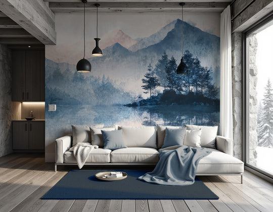 Misty Blue Peaks