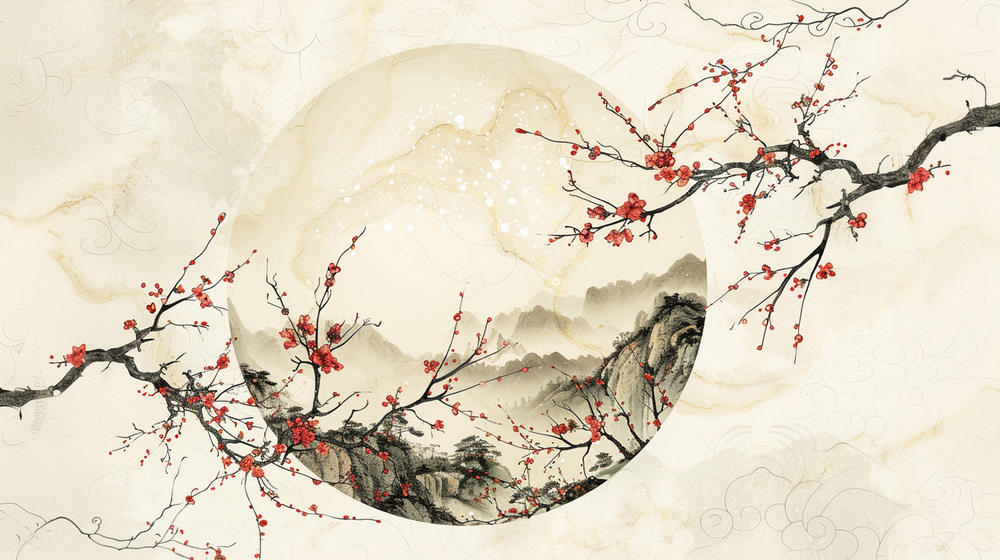 Éclat de Printemps en Peinture Chinoise