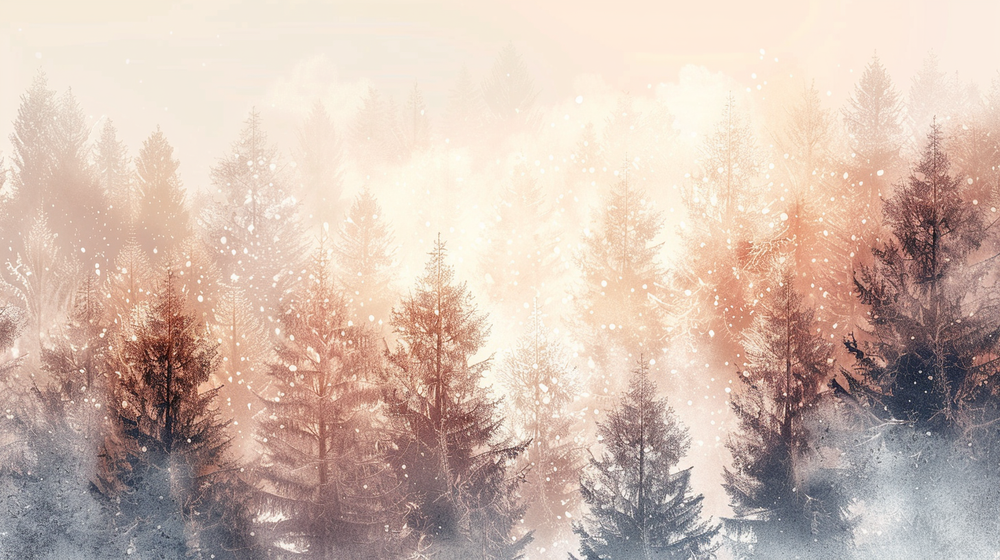 Éclat du Givre : Forêt Enneigée