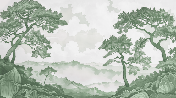 Elégance Japonaise en vert