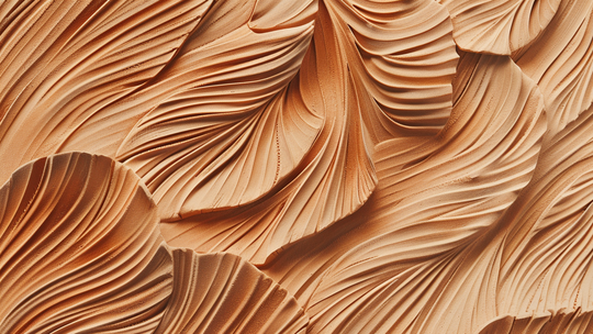 Sculptural Elegance in Clay Texture