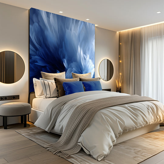 Evanescence Bleue – Papier peint panoramique élégant et apaisant