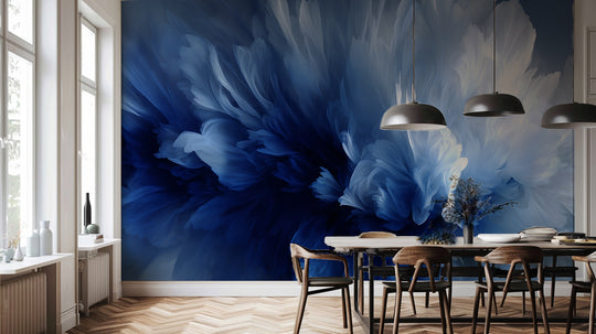 Evanescence Bleue – Papier peint panoramique élégant et apaisant