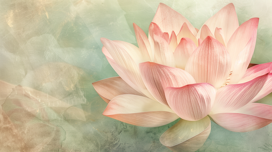 Éveil du Lotus – Papier Peint Panoramique Poétique et Apaisant