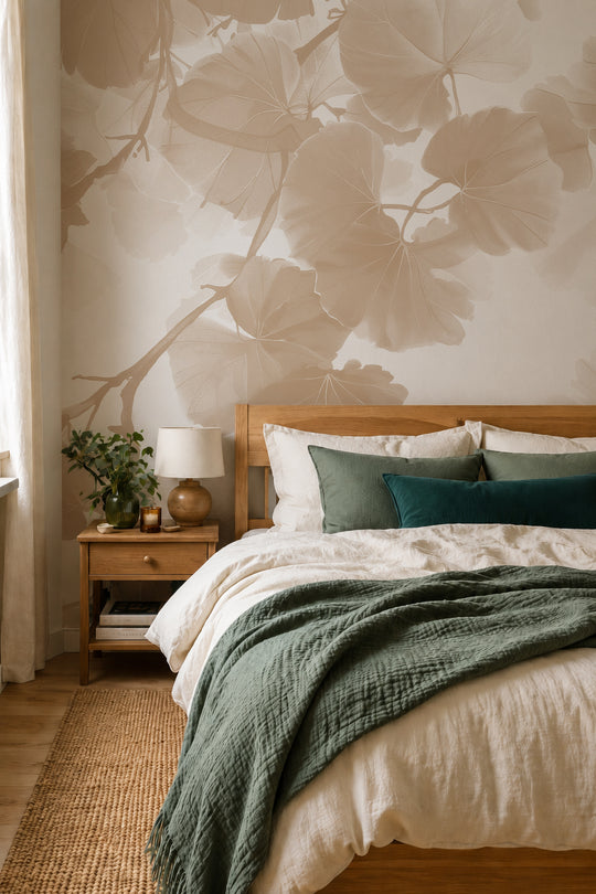 Hoja de Ginkgo Beige