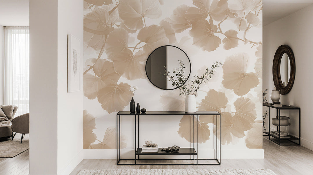 Hoja de Ginkgo Beige