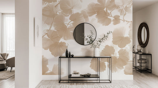 Hoja de Ginkgo Beige