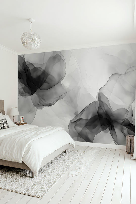 Fusion de transparence en noir et blanc