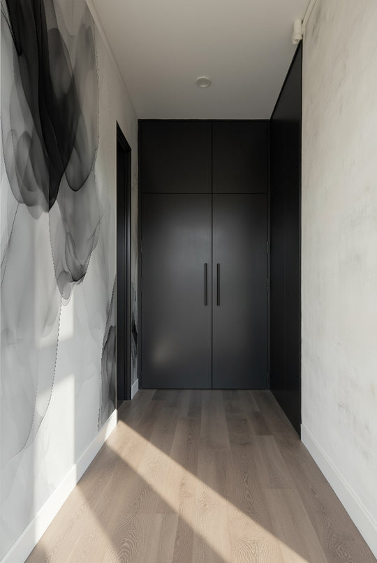 Fusion de transparence en noir et blanc