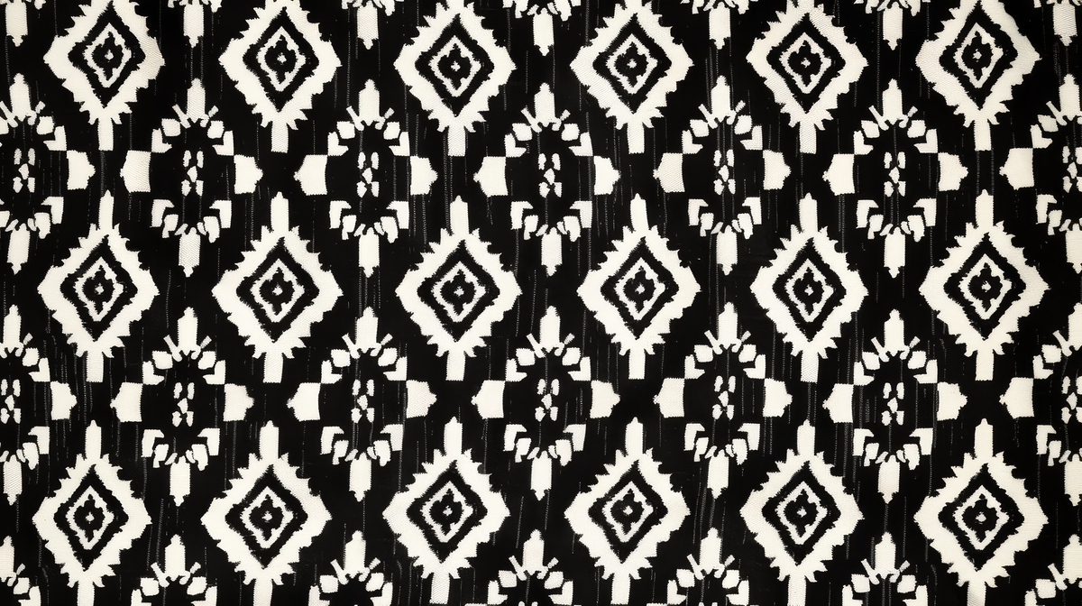 Géométrie tissée - papier peint panoramique, motif à plat