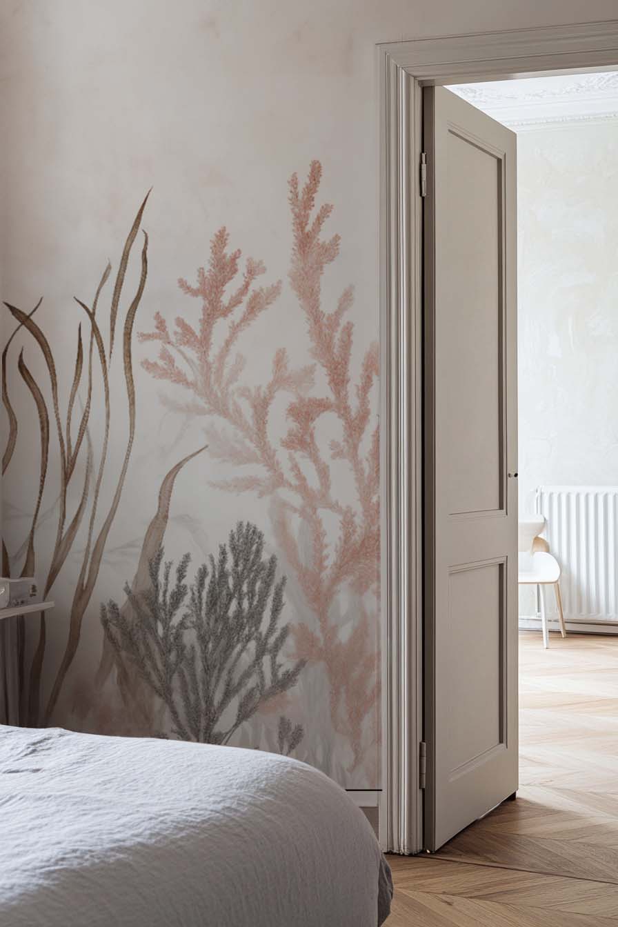 Jardin de corail – Papier peint végétal aquatique