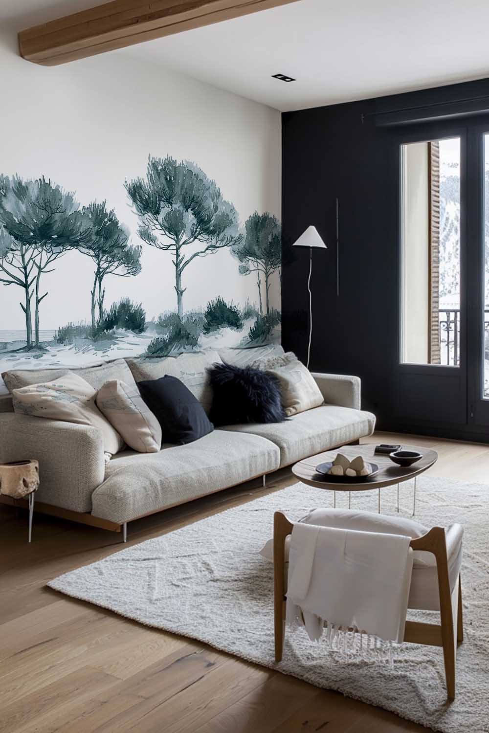 Les Pins de la Plage : Bleu gris