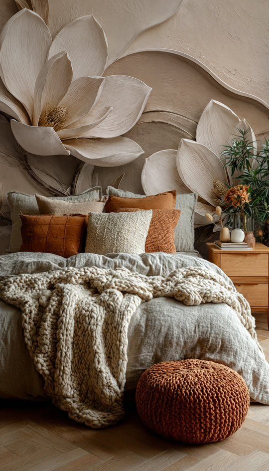 Magnolie in Relief