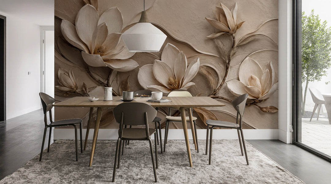 Magnolie in Relief