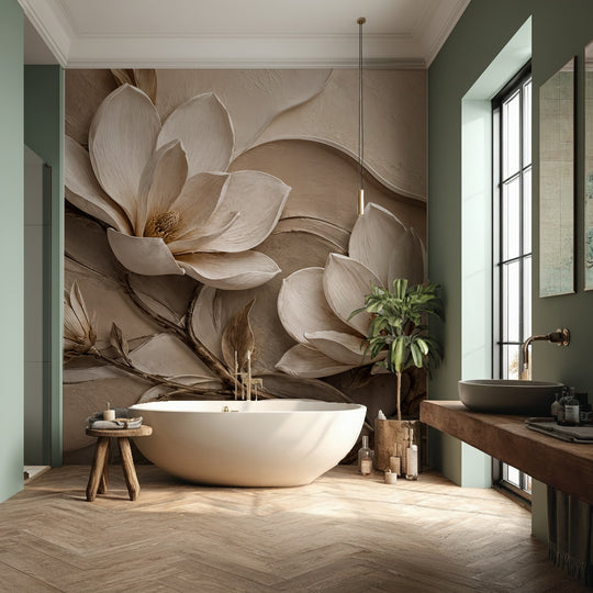 Magnolie in Relief