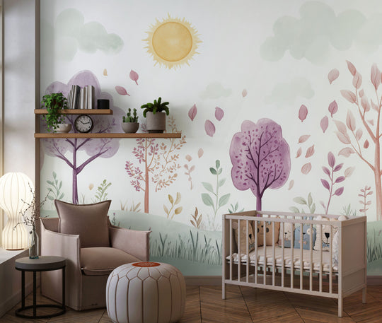 My Imaginary Garden - Wallpaper for Children's Room