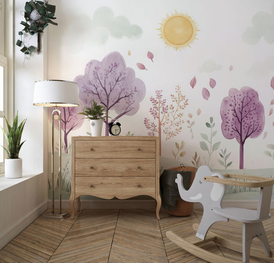 My Imaginary Garden - Wallpaper for Children's Room