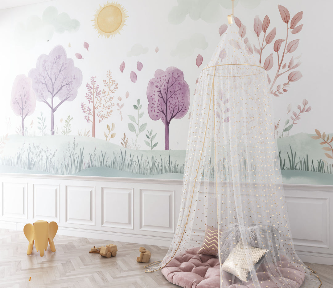 My Imaginary Garden - Wallpaper for Children's Room