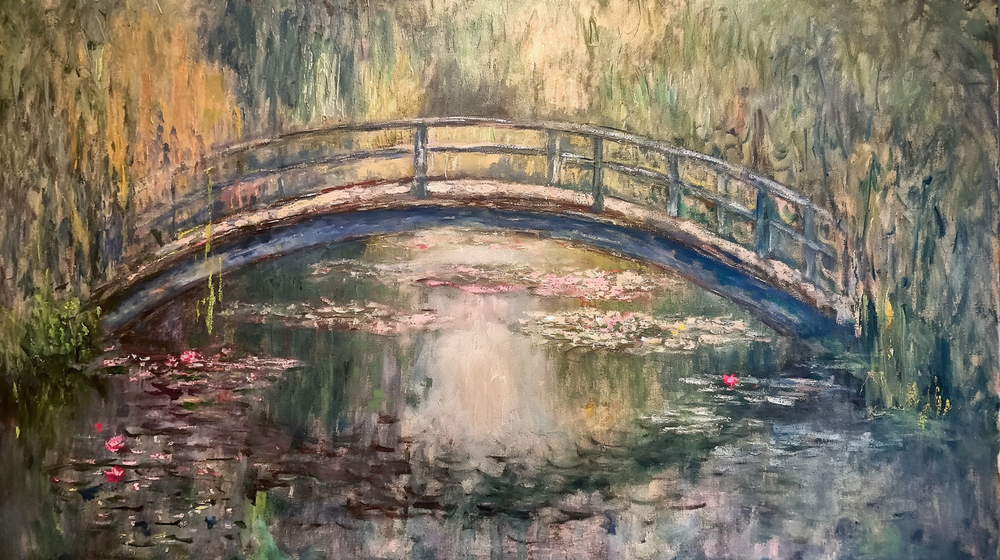 Reflets d’Eau et de Lumière - Papier peint panoramique impressionniste