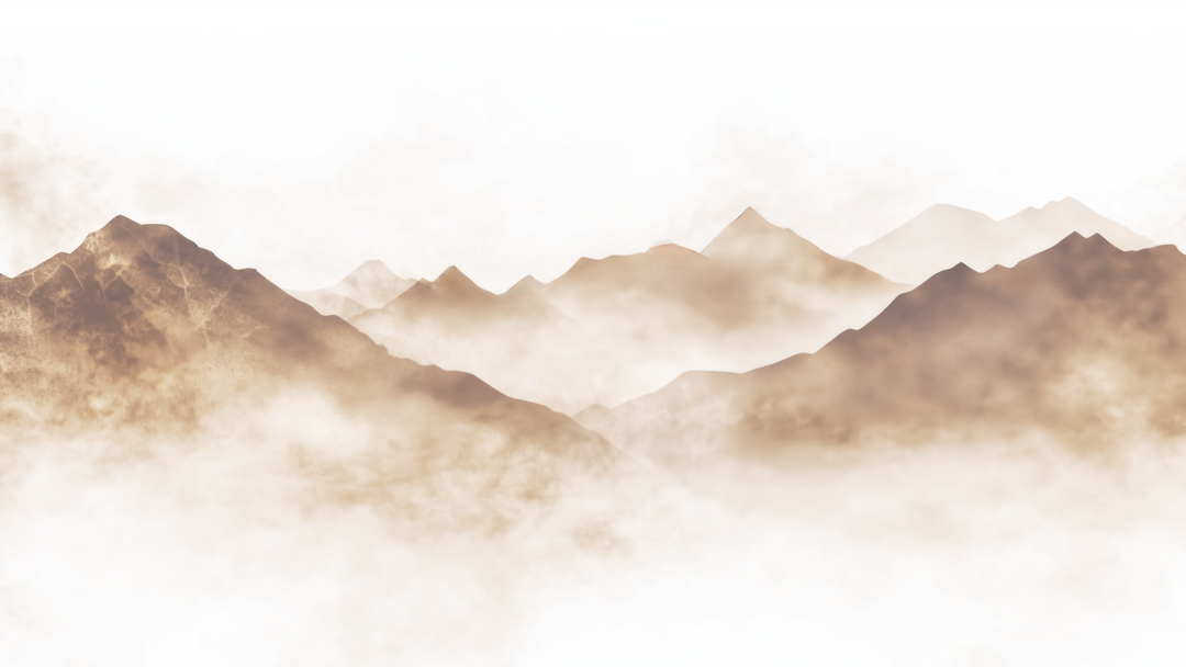 Rêve de Sommets - papier peint panoramique, motif à plat