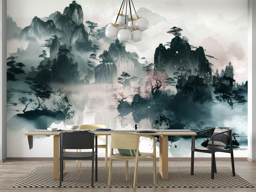 Dream of Asia: Wall Covering Inspired by Traditional Paintings