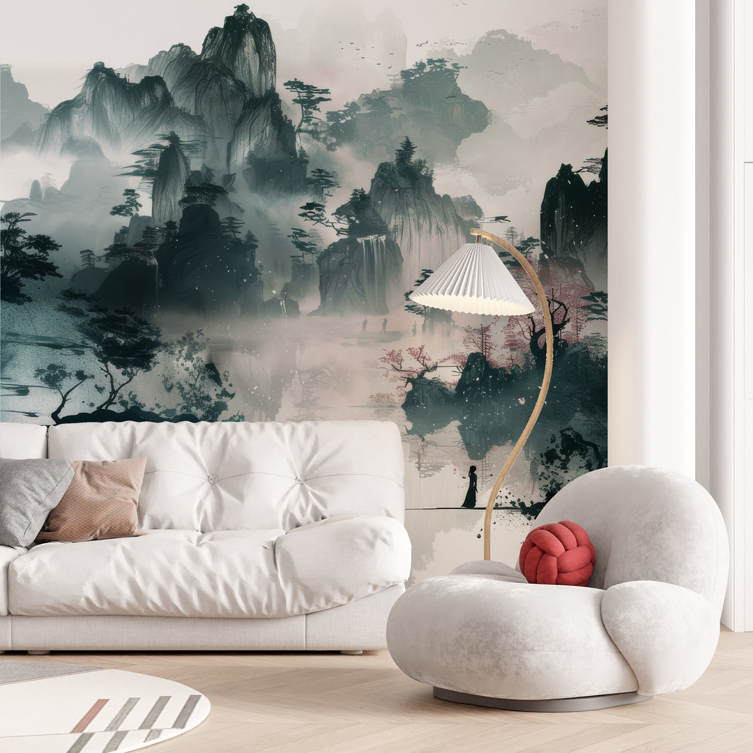 Dream of Asia: Wall Covering Inspired by Traditional Paintings