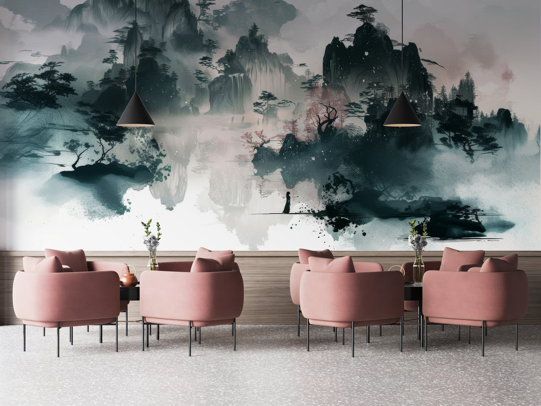 Dream of Asia: Wall Covering Inspired by Traditional Paintings