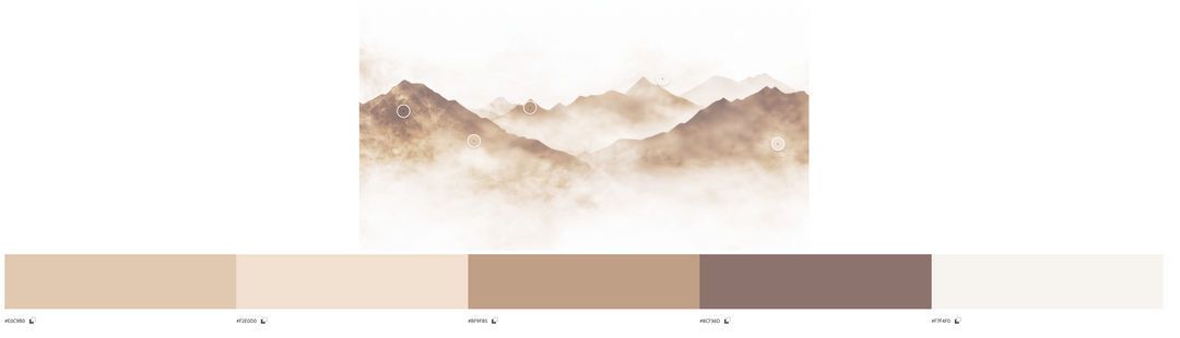 Rêve de Sommets – Papier Peint Panoramique pour une Ambiance Apaisante