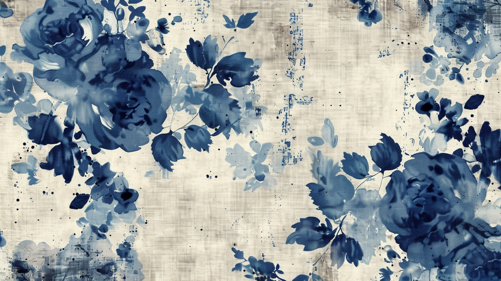 Romance Florale Indigo