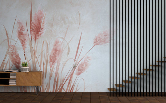 Pastel Reeds: Delicate Nature for a Serene Interior