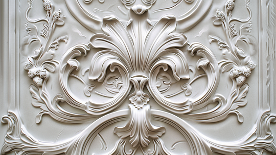 Splendeur baroque : Papier peint Fleur de Lys