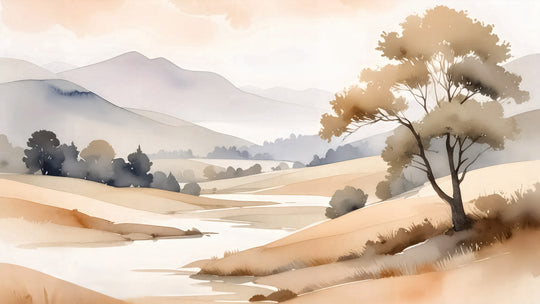 Paisajes de acuarela