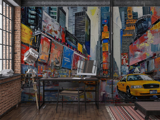 Vibrance Urbaine: Times Square en Mouvement