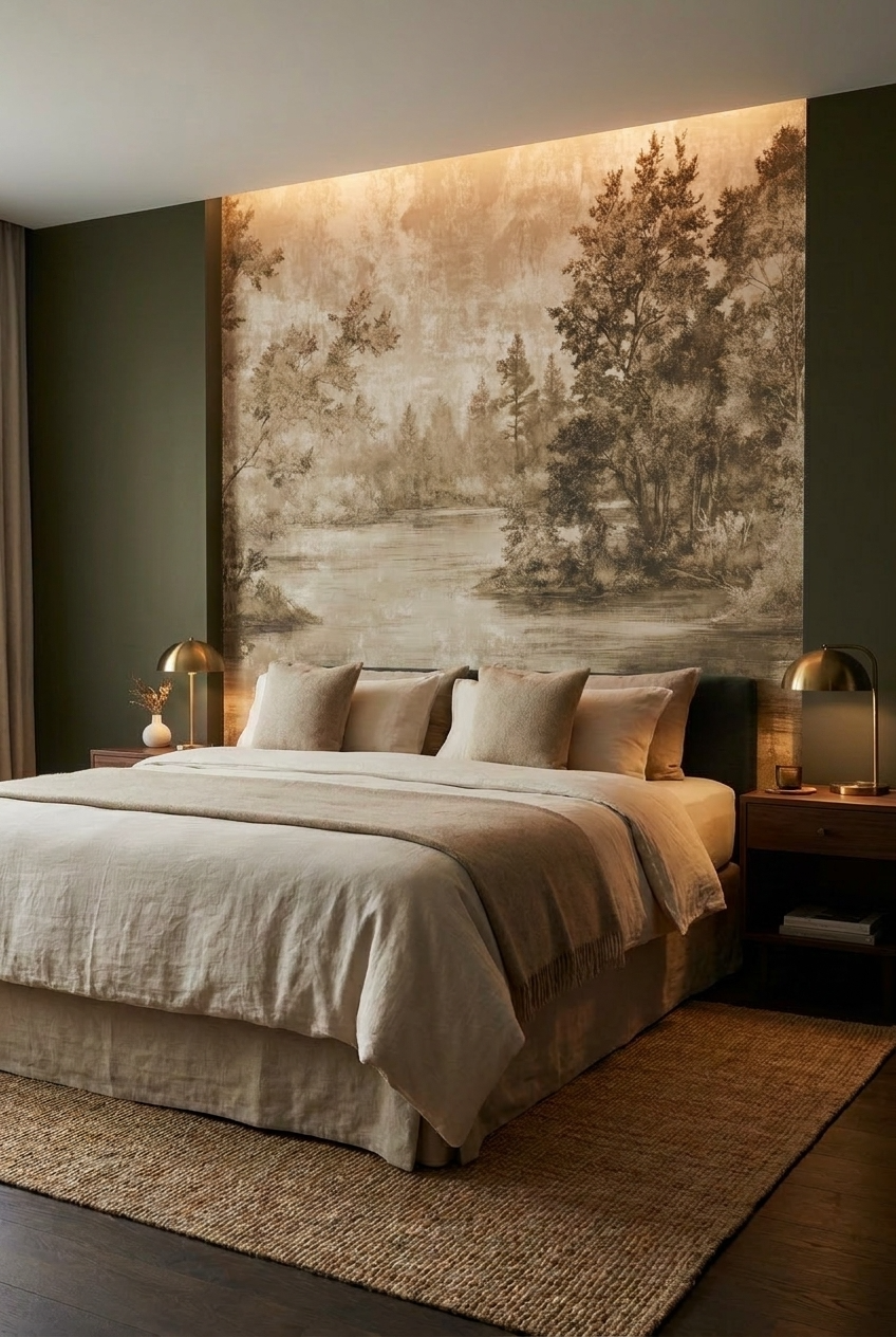 Toile de Jouy a Khakigréng