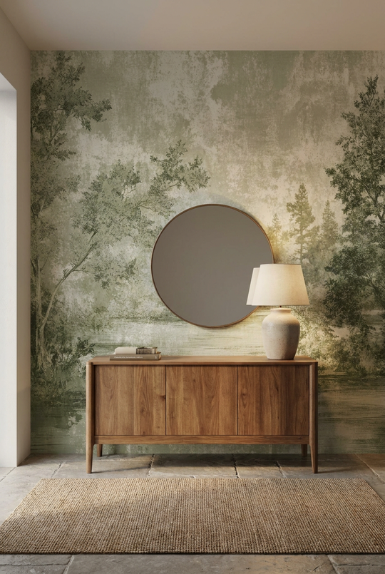 Toile de Jouy a Khakigréng