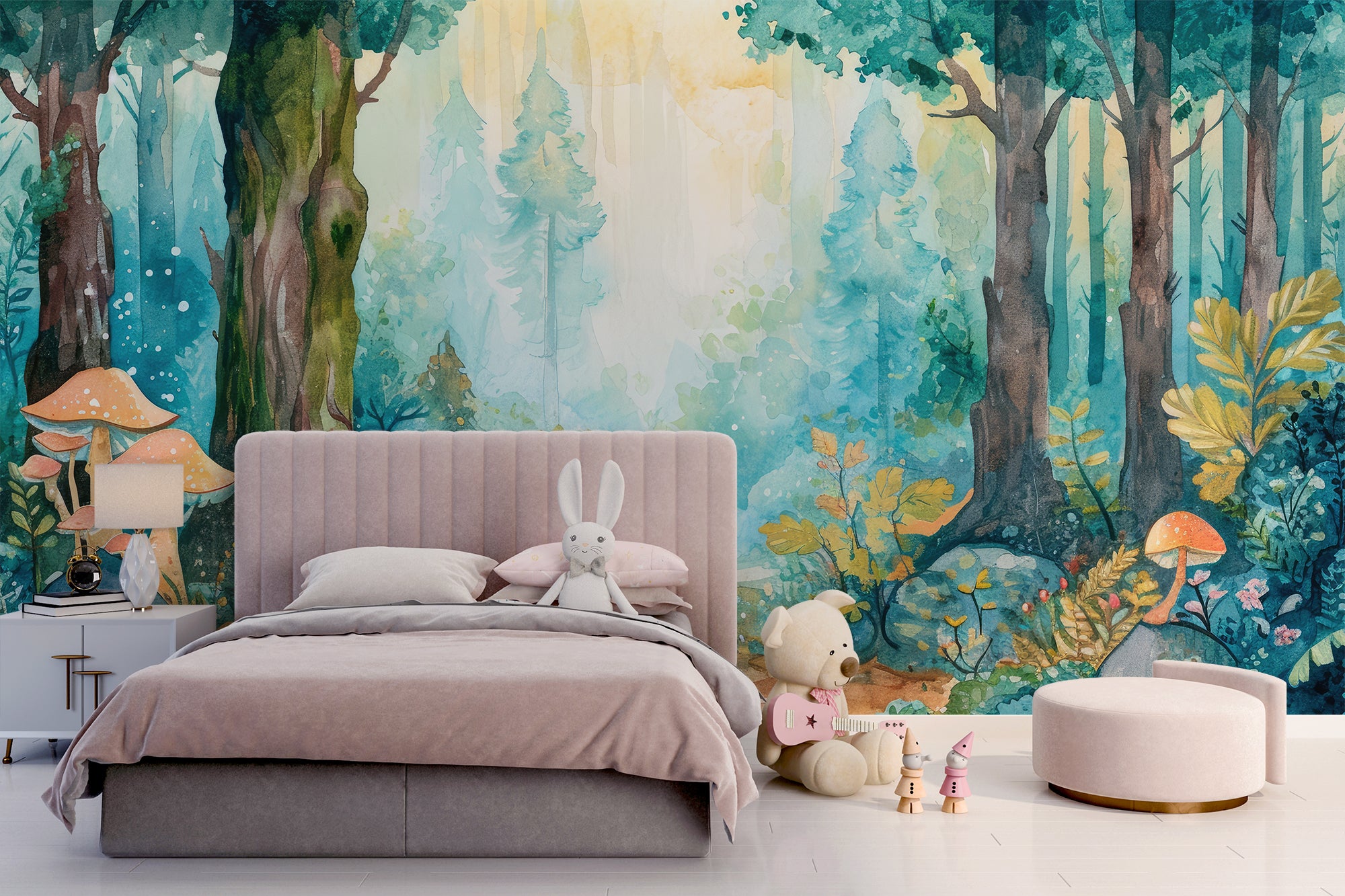 Enchanted Forest - Magical panoramic wallpaper for children's living spaces